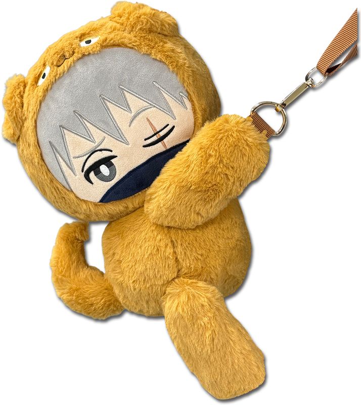 Naruto | Kakashi Hatake (Chibi) - Tan Dog Kigurumi | 10'' Plush Shoulder Bag