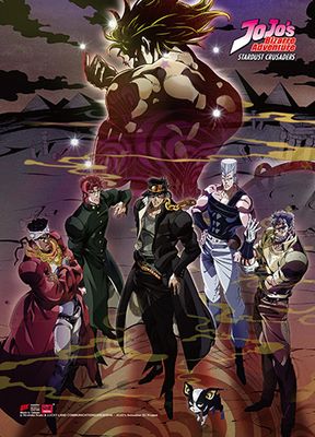 JoJo's Bizarre Adventure: Stardust Crusaders | Main Characters - Key Art | Wall Scroll