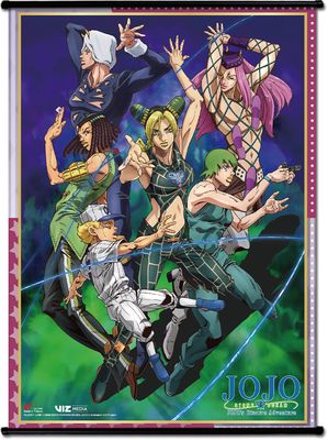 JoJo's Bizarre Adventure: Stone Ocean | Main Characters | Wall Scroll