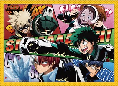 My Hero Academia | Main Characters - Comic Panels | Wall Scroll