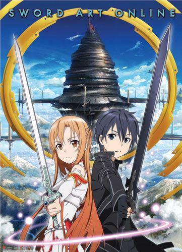 Sword Art Online | Kirito/Kazuto & Asuna | Wall Scroll