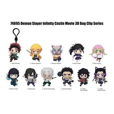 Demon Slayer: Infinity Castle | Main Characters | 3D Foam Bag Clip Blind Box