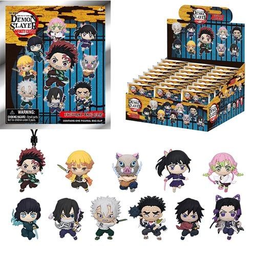 Demon Slayer: Infinity Castle | Main Characters | 3D Foam Bag Clip Blind Box