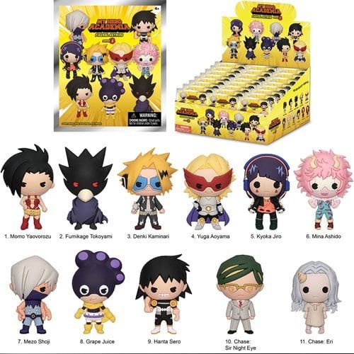 My Hero Academia | Class 1-A - Series 5 | Figural Bag Clip Blind Box My Hero Academia | Class 1-A - Series 5 | Figural Bag Clip Blind Box
