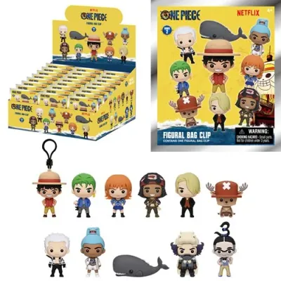One Piece | Main Characters - Live Action Series 2 | 3D Foam Bag Clip Blind Box One Piece | Main Characters - Live Action Series 2 | 3D Foam Bag Clip Blind Box