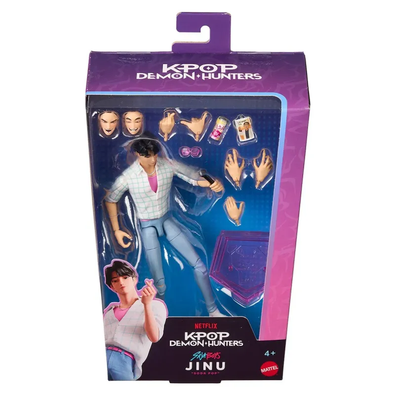 KPop Demon Hunters | Jinu - Saja Boys ''Soda Pop'' Attire | Action Figure