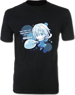 That Time I Got Reincarnated As A Slime | Rimuru (Chibi) | Men's Black T-Shirt That Time I Got Reincarnated As A Slime | Rimuru (Chibi) | Men's Black T-Shirt