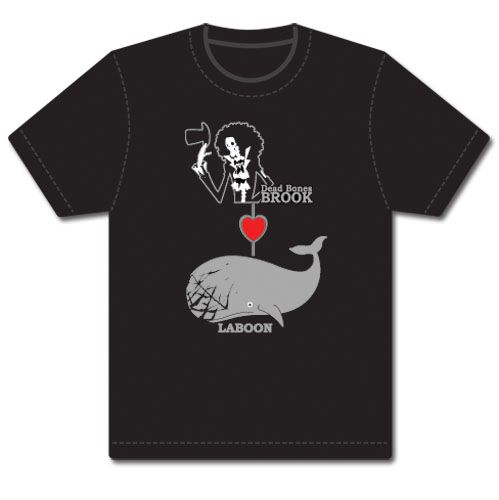 One Piece Brook Loves Laboon T-Shirt M