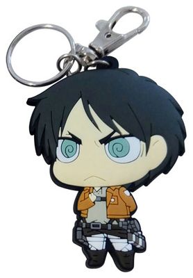 Attack On Titan - Sd Eren Dedicate Stance Pvc Keychain Attack On Titan - Sd Eren Dedicate Stance Pvc Keychain