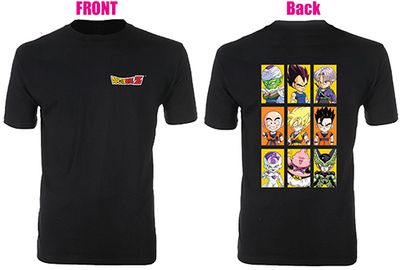 Dragon Ball Z - Sd Back Print Men'S T-Shirt S