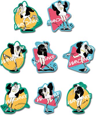 Wandance (Comic) - Hikari Wanda Dance Die-Cut Sticker Set