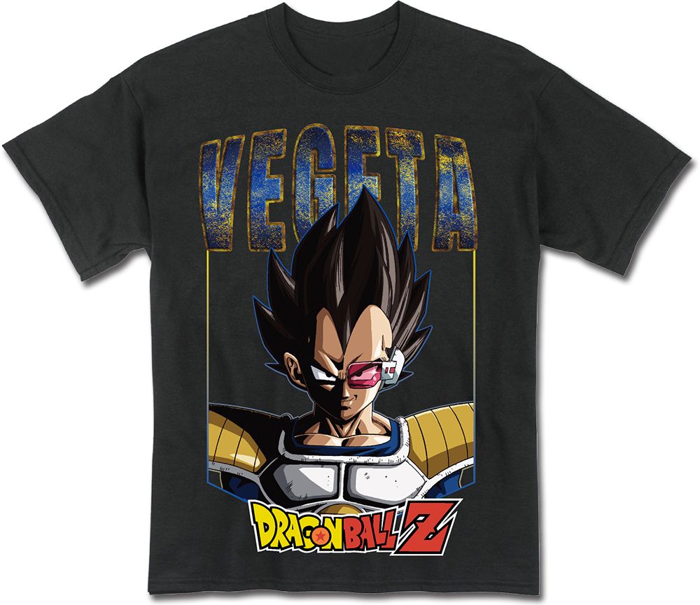 Dbz - Oa Vegeta Villain Black Men'S T-Shirt M