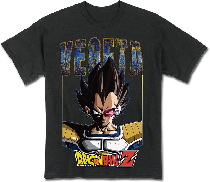 Dbz - Oa Vegeta Villain Black Men'S T-Shirt M