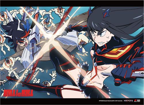 Kill La Kill - Ryuko Vs Satsuki Wall Scroll