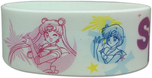 Sailor Moon R - Group & Symbols Pvc Wristband