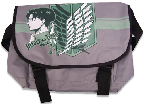 Attack On Titan Levi Green Messenger Bag Attack On Titan Levi Green Messenger Bag
