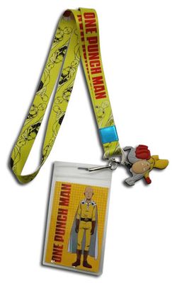 One Punch Man - Saitama All Over Lanyard