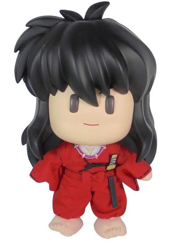 Inuyasha - Inuyasha Human Ver Plastic Head Movable Ver Plush 8''H