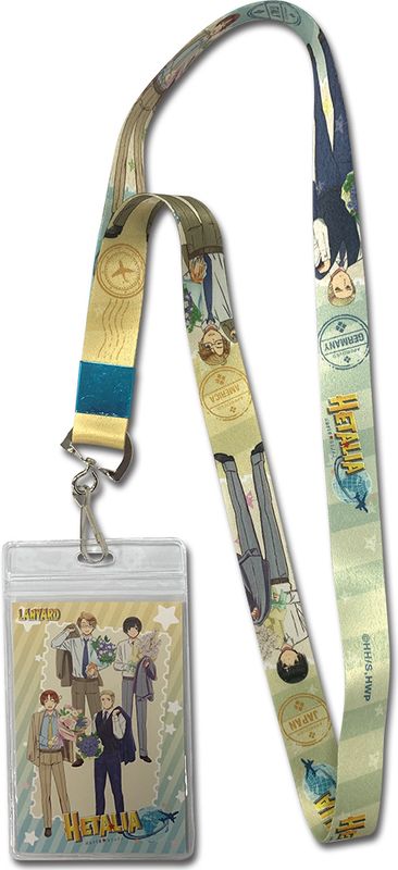 Hetalia World Star S7 - Character Group 01 Lanyard