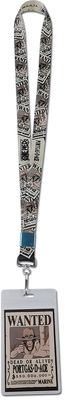 One Piece - Ace Wanted Poster Style #1 Lanyard