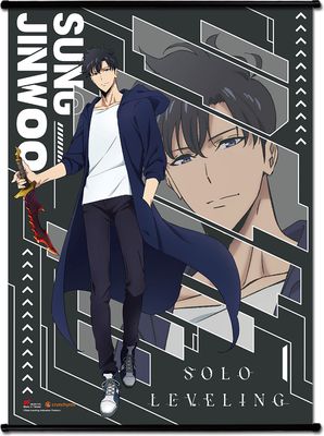 Solo Leveling - Two Sung Jinwoo S Rank Wallscroll