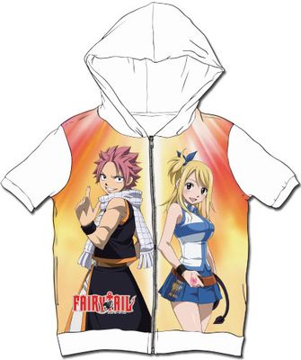 Fairy Tail - Natsu & Lucy Sublimated Hoodie Xl
