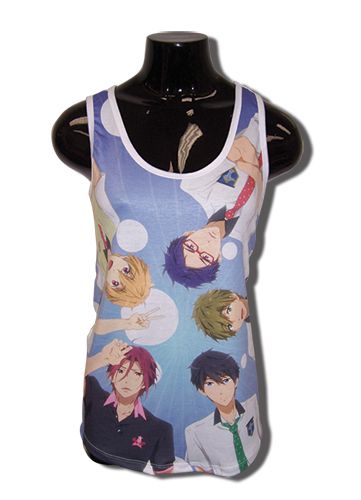 Free! - Group Top Down Tank Top L
