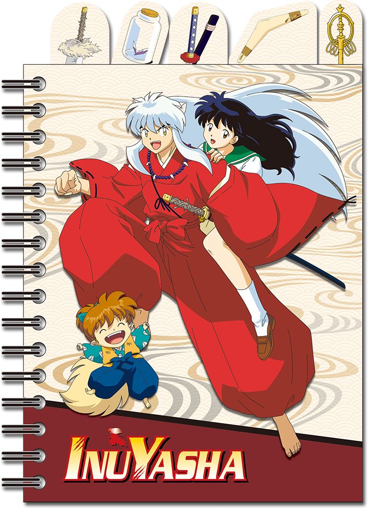 Inuyasha - Japanese Style Group Tabbed Notebook