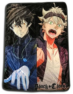 Black Clover - Yuno & Asta Throw Blanket Black Clover - Yuno & Asta Throw Blanket