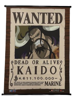 One Piece - Wanted Posters Kaido Wall Scroll