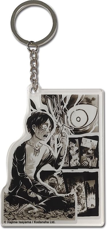 Attack On Titan Manga - Eren Childhood Manga Keychain