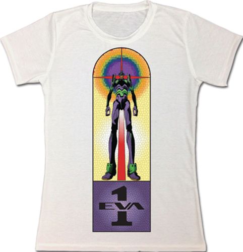 Evangelion - Unit 01 Stained Glass Jrs. T-Shirt Xl