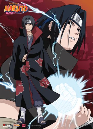 Naruto Uchiha Brothers Wall Scroll