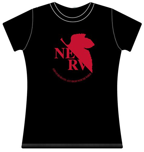 Evangelion - Nerv Logo Jrs. T-Shirt Xl