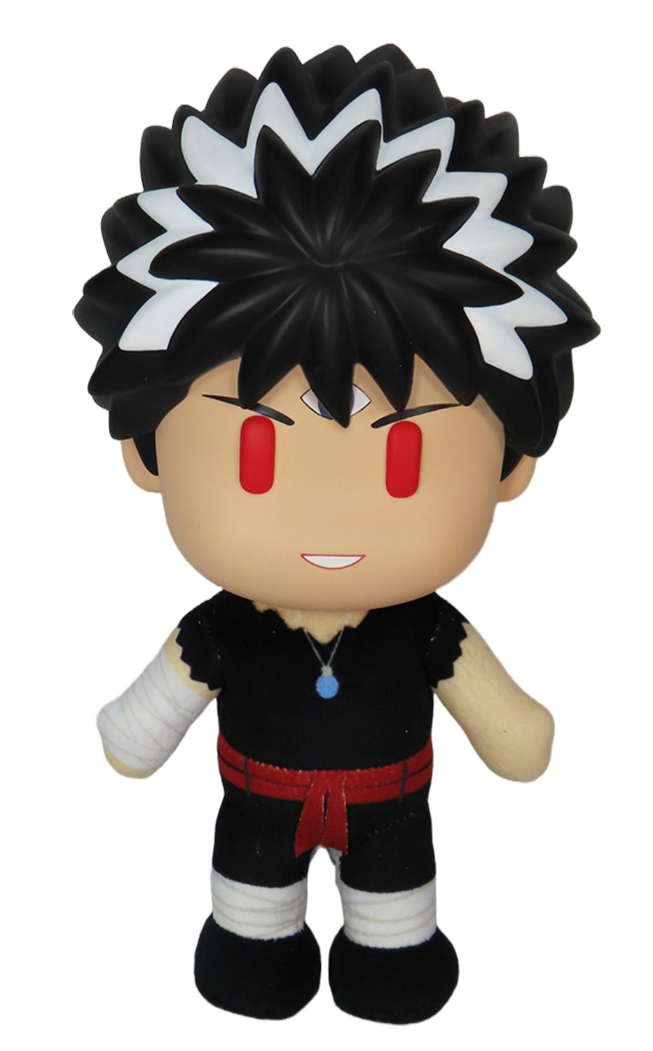 Yu Yu Hakusho - Hiei 3 Plastic Head Moveable Plush 8''