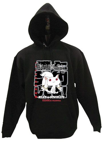 Madoka Magica Kyubey ''Make A Contract'' Hoodie M