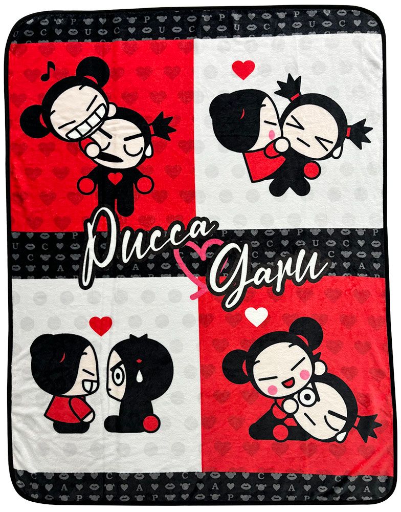 Pucca - Pucca & Garu Sweet Image Throw Blanket