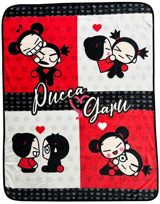 Pucca - Pucca & Garu Sweet Image Throw Blanket