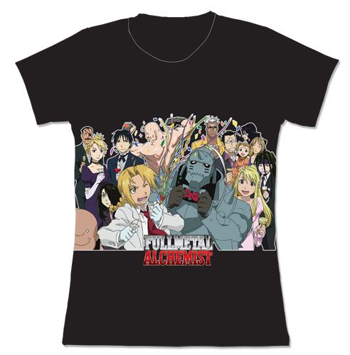 Fullmetal Alchemist - Group Celebration Jrs. Sublimation T-Shirt S