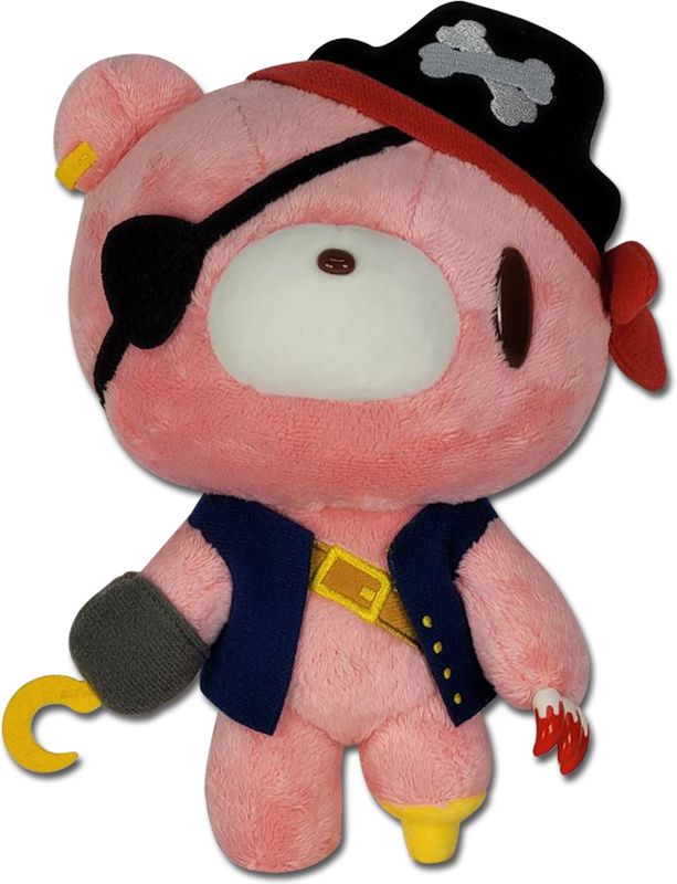 Gloomy Bear - Gloomy Bear Pirate Plush 8''