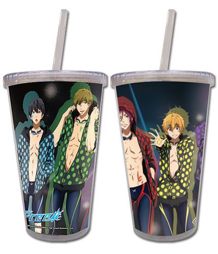Free! - Group In Spotlight Tumbler With Straw