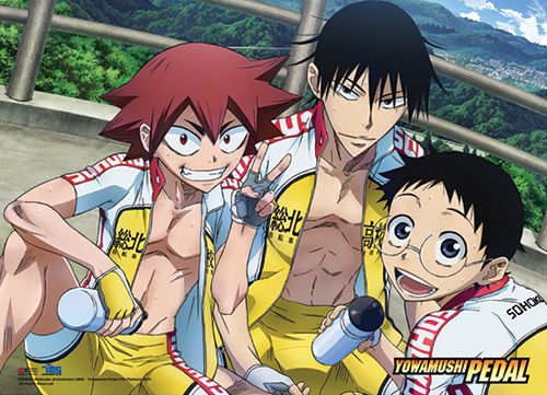 Yowamushi Pedal - Sakamichi, Imaizumi And Naruko Wallscroll