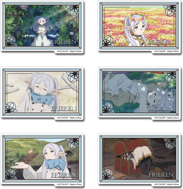 Frieren Beyond Journey'S End - Frieren Screenshot Color Windows Style Die-Cut Sticker Set