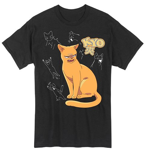 Fruits Basket - Kyo Cat T-Shirt 2Xl
