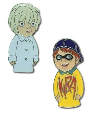 Death Note Kira & Near Puppet Pin Set