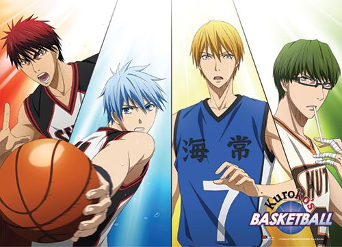 Kuroko'S Basketball - 4 Color Background Special Edition Wallscroll