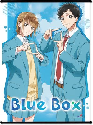 Blue Box - Taiki Inomata And Chinatsu Kano Group Wall Scroll