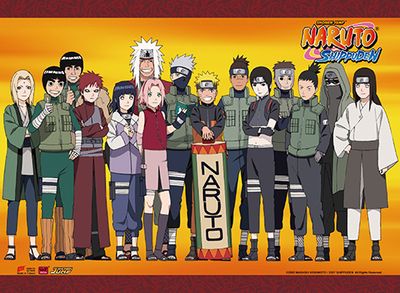 Naruto Shippuden - Character Group Wall Scroll