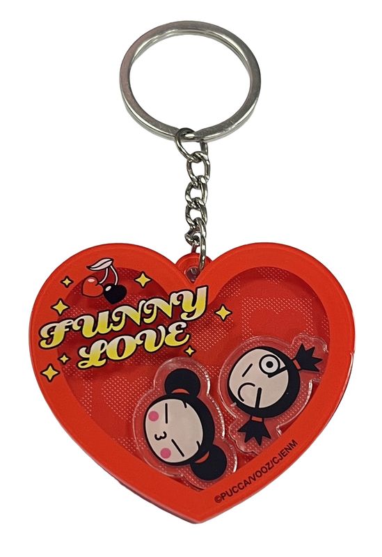 Pucca - Pucca & Garu Shake Acrylic Keychain