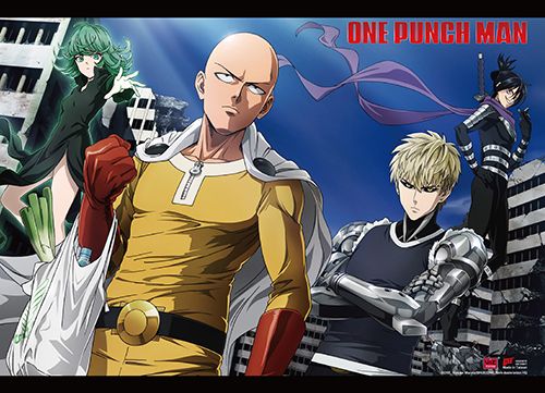 One Punch Man - Group 04 Wall Scroll One Punch Man - Group 04 Wall Scroll